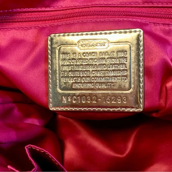 Coach Poppy Limited Edition Pop C Glam Tote Shoulder Bag - Picture 7 of 8